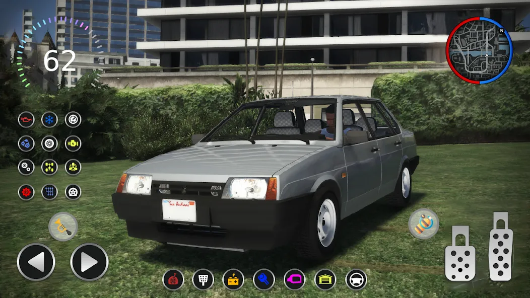 21099 Lada: Russian Racer Max  [МОД Menu] Screenshot 1