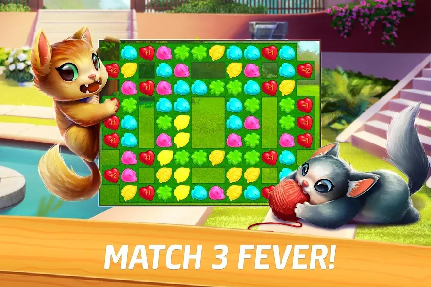 Meow Match (Мяу Матч)  [МОД Бесконечные деньги] Screenshot 4