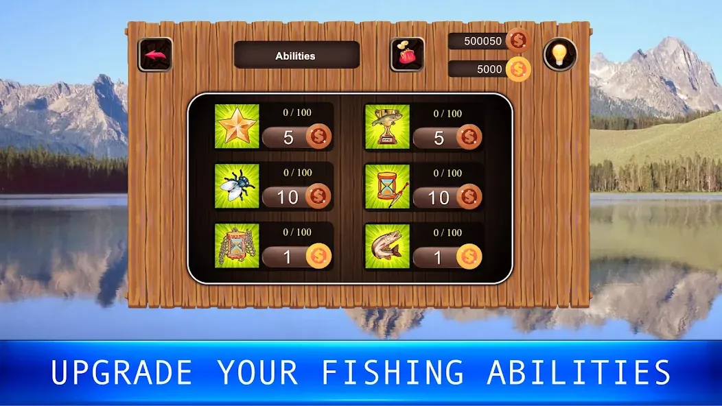 Fish rain: sport fishing  [МОД Меню] Screenshot 4