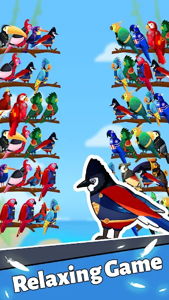 Bird Puzzle - Color Game  [МОД Бесконечные деньги] Screenshot 5