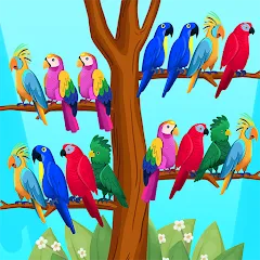 Взлом Bird Puzzle - Color Game  [МОД Бесконечные деньги] - последняя версия apk на Андроид