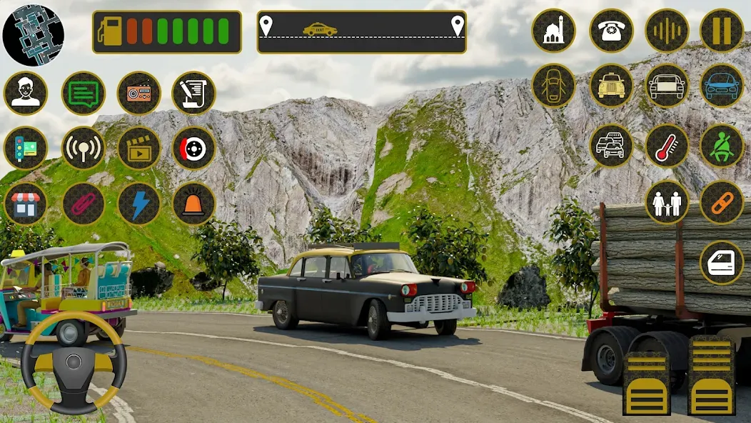 Indian Taxi Simulator car Game (Индийский такси симулятор автомобиля Игра)  [МОД Mega Pack] Screenshot 4