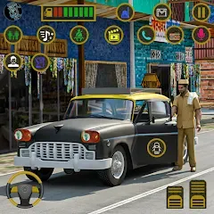 Скачать взлом Indian Taxi Simulator car Game (Индийский такси симулятор автомобиля Игра)  [МОД Mega Pack] - полная версия apk на Андроид