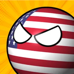 Скачать взломанную e-Sim Countryball Be President  [МОД Много денег] - полная версия apk на Андроид