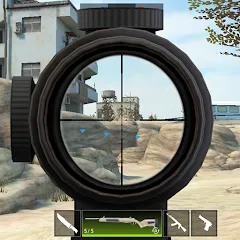 Скачать взломанную Modern Gun: Shooting War Games (Модерн Ган)  [МОД Mega Pack] - полная версия apk на Андроид