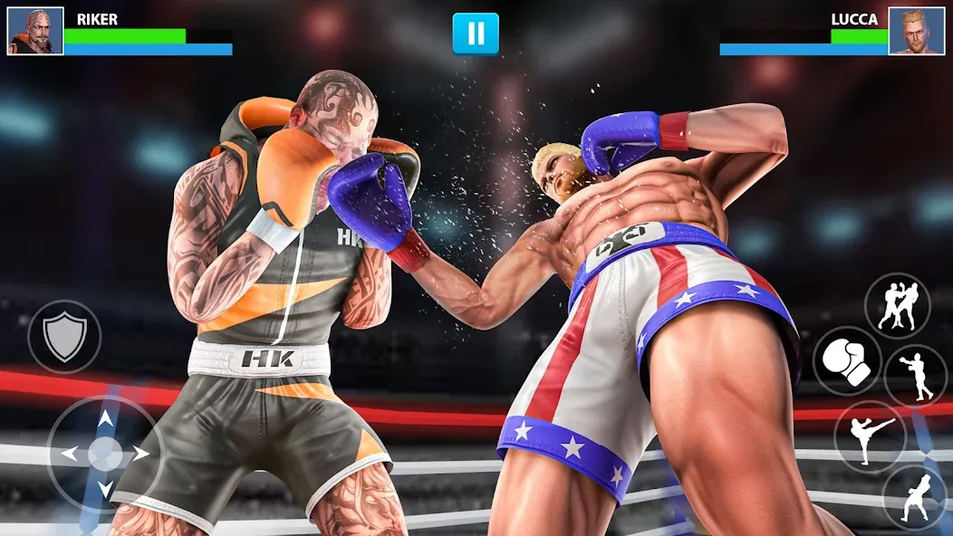 Punch Boxing Game: Ninja Fight  [МОД Бесконечные монеты] Screenshot 2