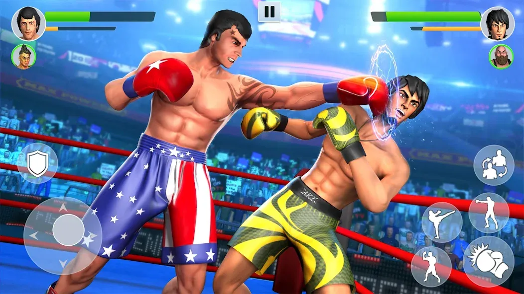 Boxing Heros: Fighting Games (Тэг Боксинг Игры)  [МОД Много денег] Screenshot 4