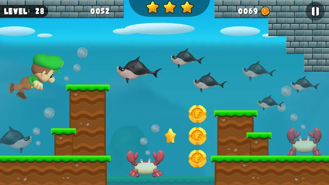 Bob World Adventure 3D  [МОД Меню] Screenshot 3