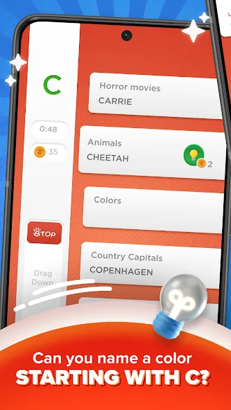 Stop - Categories Word Game  [МОД Меню] Screenshot 3