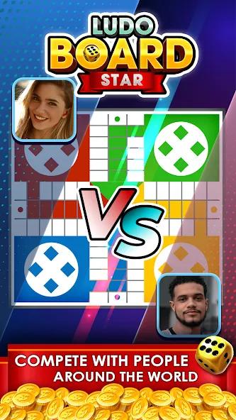 Ludo Online Multiplayer (Людо Онлайн Многопользовательская Игра)  [МОД Много денег] Screenshot 2