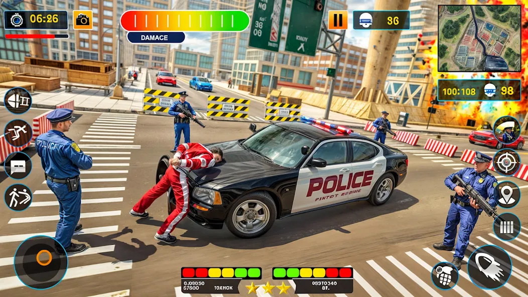 US Police Shooting Crime City  [МОД Mega Pack] Screenshot 3