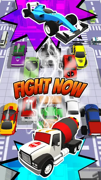 Superhero Car Merge Battle  [МОД Меню] Screenshot 5