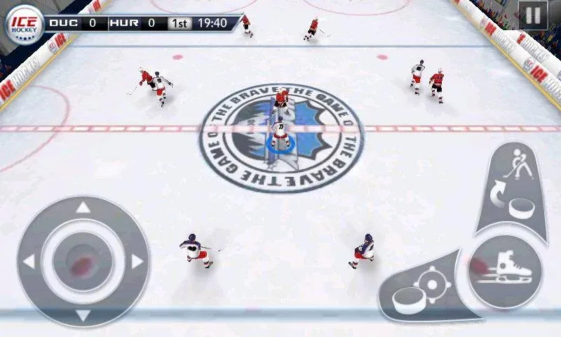 Ice Hockey 3D  [МОД Много монет] Screenshot 1