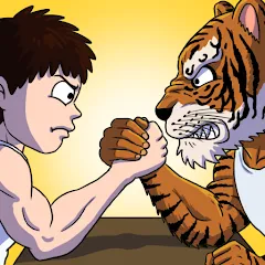 Взлом Arm Wrestling Clicker (Армреслинг Кликер)  [МОД Бесконечные монеты] - полная версия apk на Андроид