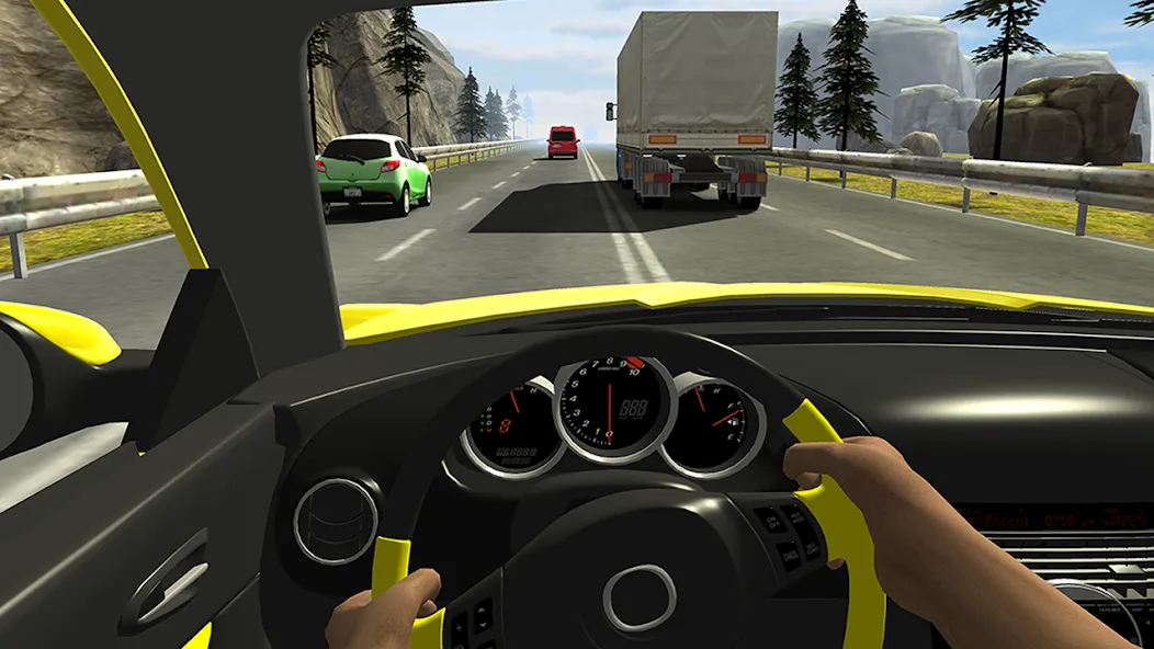 Racing in Car 2 (Рейсинг ин Кар 2)  [МОД Все открыто] Screenshot 5