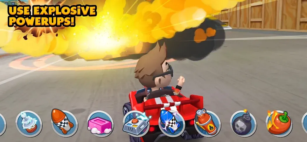 Boom Karts Multiplayer Racing (Бум Картс Мультиплеер Рейсинг)  [МОД Много денег] Screenshot 4