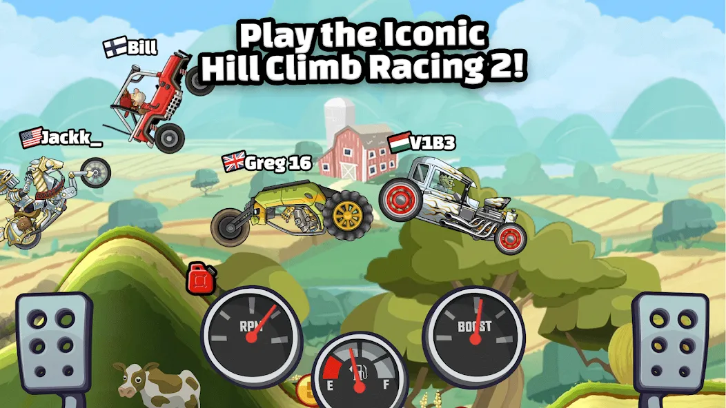 Hill Climb Racing 2 (Хилл Клаим Рейсинг 2)  [МОД Mega Pack] Screenshot 1