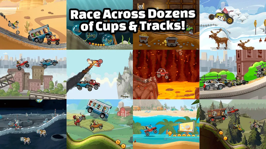 Hill Climb Racing 2 (Хилл Клаим Рейсинг 2)  [МОД Mega Pack] Screenshot 2