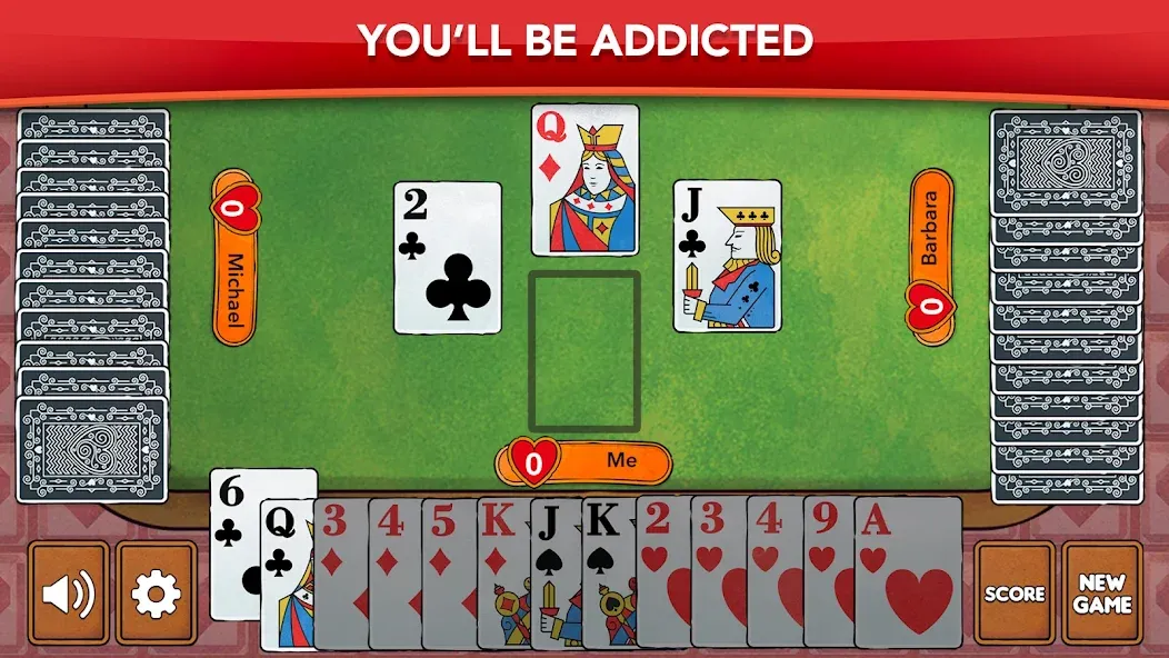 Hearts - Card Game Classic (Хартс)  [МОД Unlimited Money] Screenshot 5