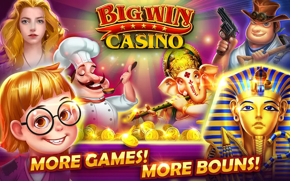 Big Win - Slots Casino™ (Биг Вин)  [МОД Unlimited Money] Screenshot 1