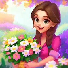 Скачать взломанную Dream Flower Dressup  [МОД Бесконечные деньги] - стабильная версия apk на Андроид