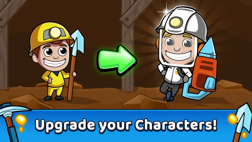 Idle Miner Tycoon: Gold Games  [МОД Много денег] Screenshot 2