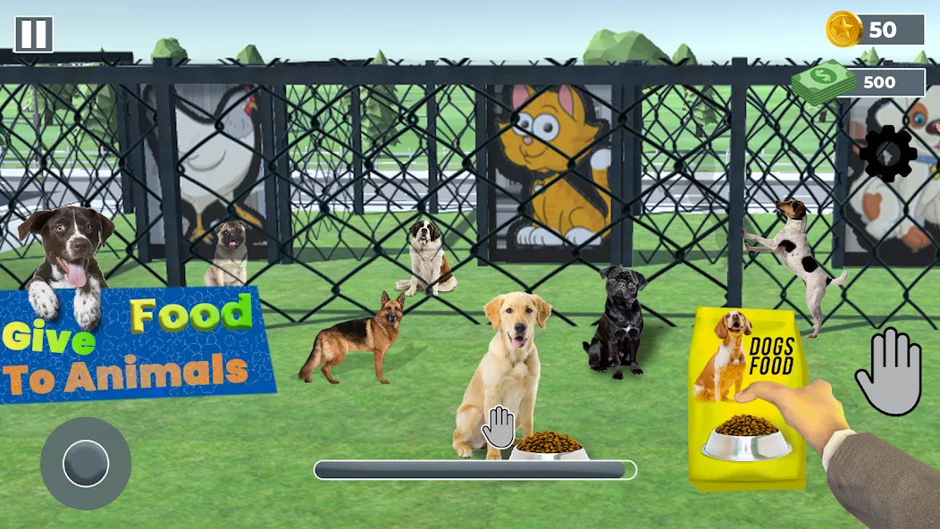 Animal Shelter: Pet Rescue 3D  [МОД Бесконечные монеты] Screenshot 1