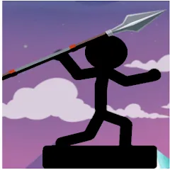 Взломанная Spear war with Stickman (Спир вар)  [МОД Бесконечные деньги] - полная версия apk на Андроид