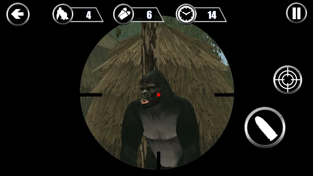 Gorilla Hunter: Hunting games (Горилла Хантер)  [МОД Все открыто] Screenshot 4