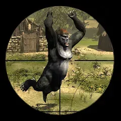 Взлом Gorilla Hunter: Hunting games (Горилла Хантер)  [МОД Все открыто] - стабильная версия apk на Андроид