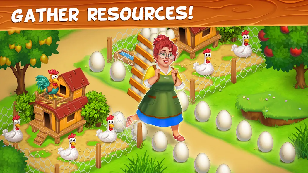 Farm Town - Family Farming Day (Фарм Таун)  [МОД Бесконечные деньги] Screenshot 3