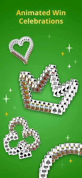 Spider Solitaire Classic  [МОД Бесконечные монеты] Screenshot 5