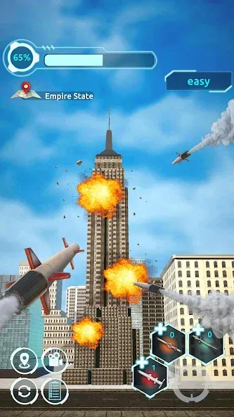 City Demolish: Rocket Smash! (Сити Демолиш)  [МОД Много денег] Screenshot 1