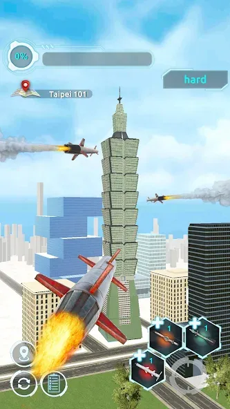 City Demolish: Rocket Smash! (Сити Демолиш)  [МОД Много денег] Screenshot 2