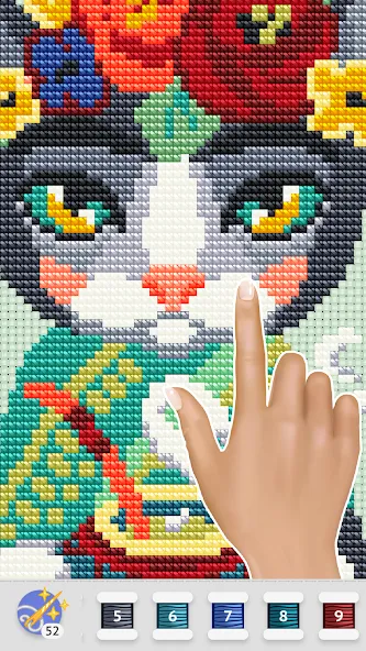 Cross Stitch Club (Кросс Стич Клуб)  [МОД Меню] Screenshot 3