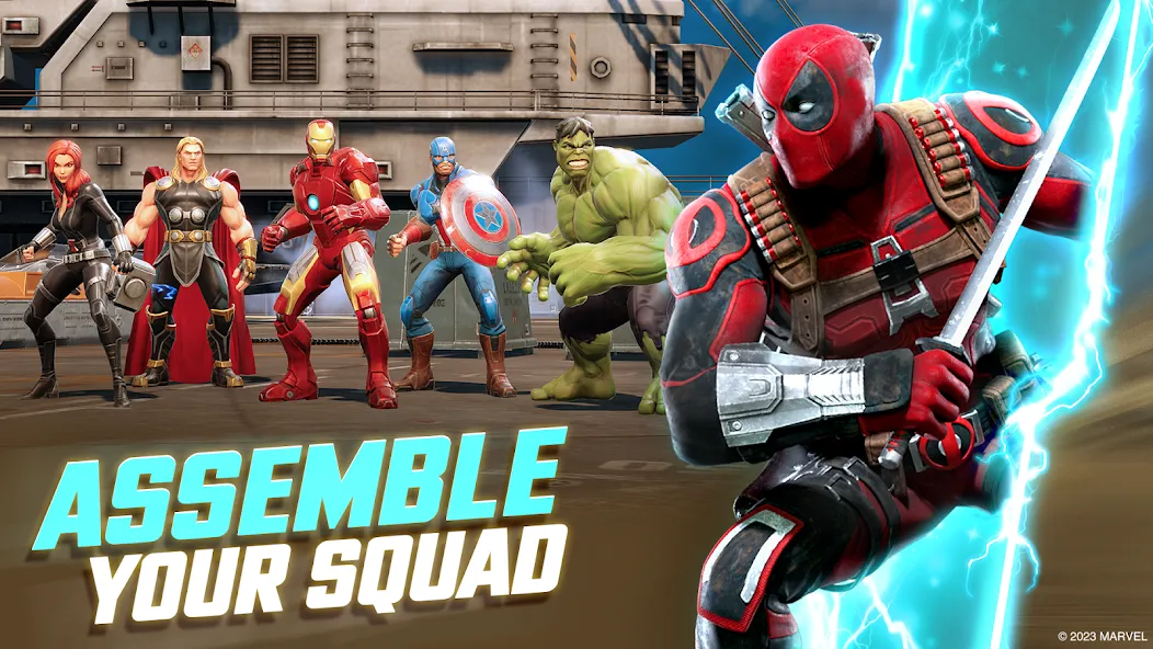 MARVEL Strike Force: Squad RPG (Марвел Страйк Форс)  [МОД Бесконечные монеты] Screenshot 1