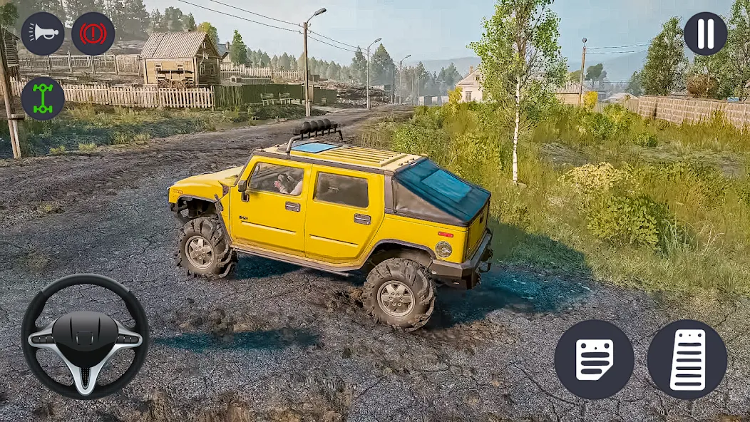 4x4 Jeep Offroad Car Driving (Джип Оффроуд Автомобиль Вождения)  [МОД Много монет] Screenshot 5