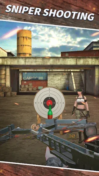 Sniper Shooting : 3D Gun Game  [МОД Mega Pack] Screenshot 2