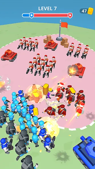 Army War Camp—Battle Game  [МОД Бесконечные деньги] Screenshot 5