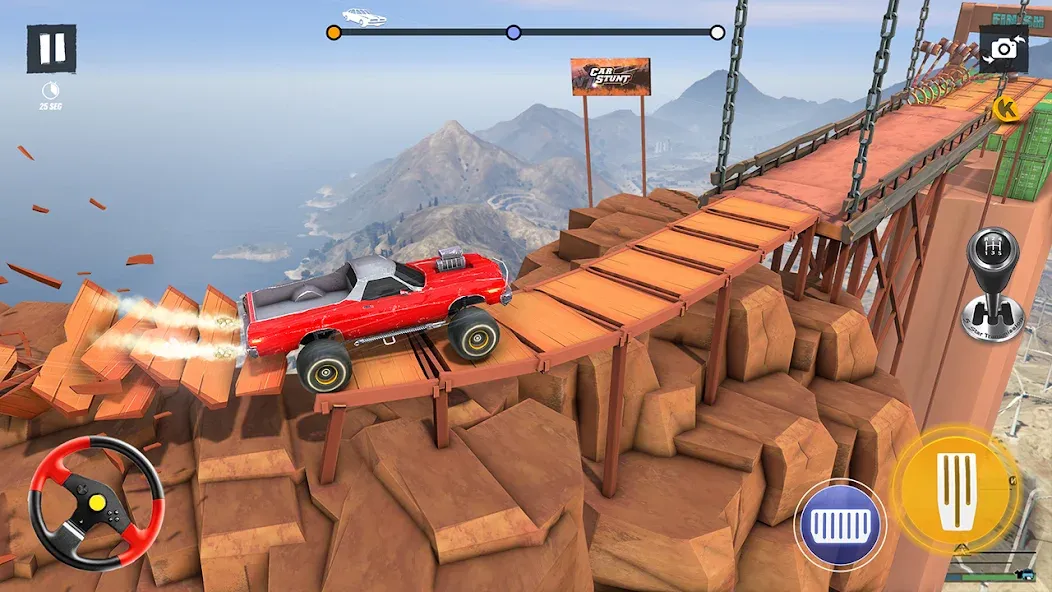 Car Stunt Games 3D Car Games  [МОД Много монет] Screenshot 2