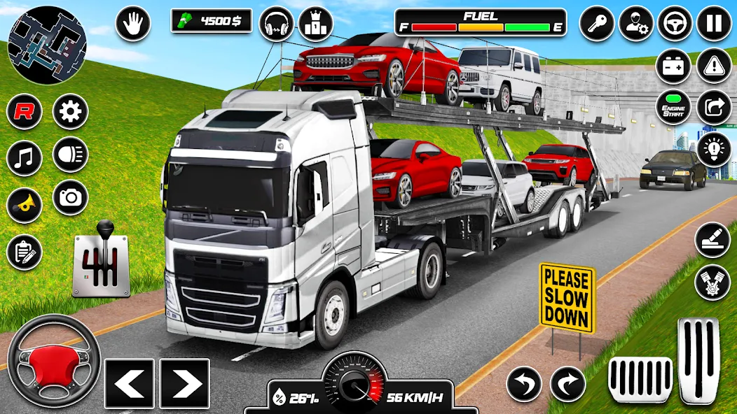 Car Transporter 3d:Truck Games  [МОД Меню] Screenshot 1