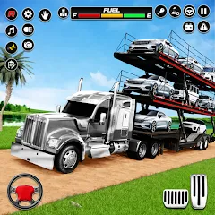 Скачать взломанную Car Transporter 3d:Truck Games  [МОД Меню] - последняя версия apk на Андроид