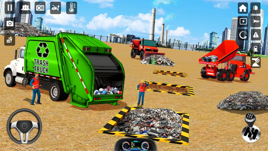 Trash Truck Games Simulator 3D  [МОД Все открыто] Screenshot 3