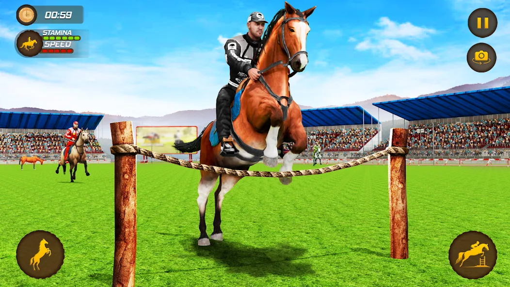 Horse Racing Game: Horse Games  [МОД Много денег] Screenshot 5