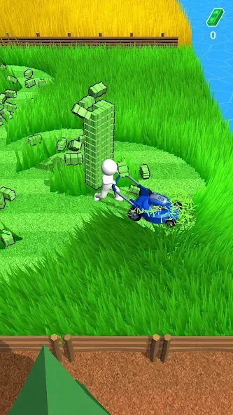 Stone Grass: Mowing Simulator (Стоун Грасс)  [МОД Бесконечные деньги] Screenshot 2