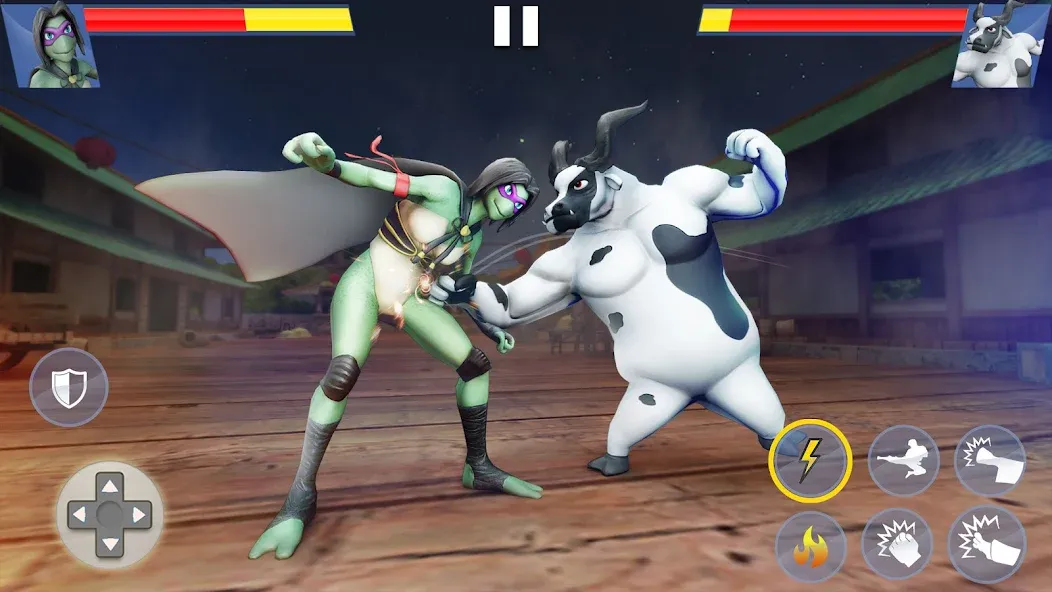 Kung Fu Animal: Fighting Games (Кунгфу животное)  [МОД Много денег] Screenshot 3