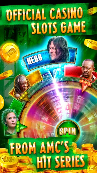 The Walking Dead Casino Slots (Зе Вокинг Дед Казино Слотс)  [МОД Mega Pack] Screenshot 2