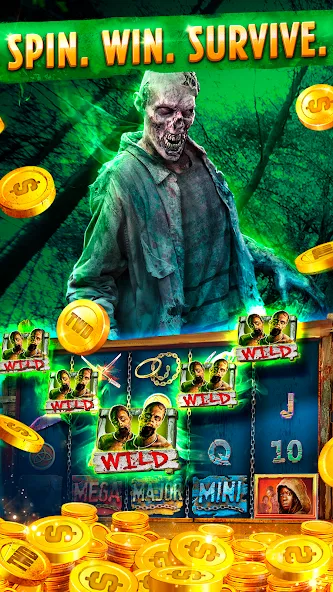 The Walking Dead Casino Slots (Зе Вокинг Дед Казино Слотс)  [МОД Mega Pack] Screenshot 3