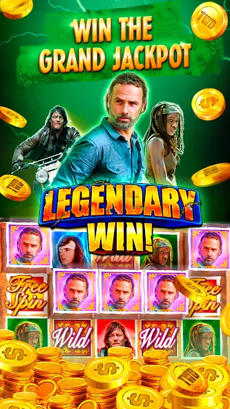 The Walking Dead Casino Slots (Зе Вокинг Дед Казино Слотс)  [МОД Mega Pack] Screenshot 5