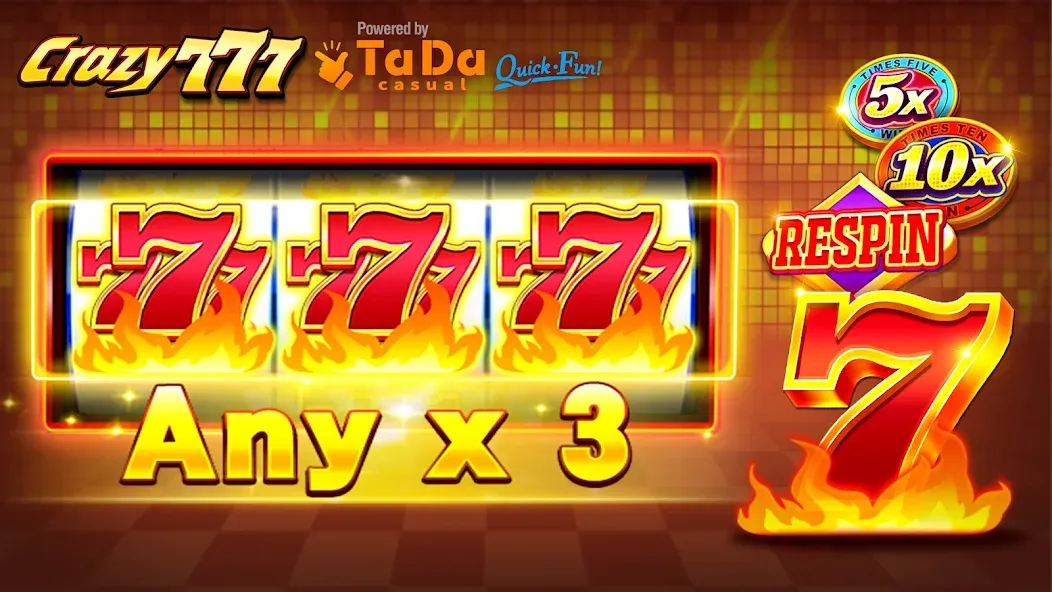 Crazy 777 Slot-TaDa Games (Крэйзи 777 Слот)  [МОД Mega Pack] Screenshot 1